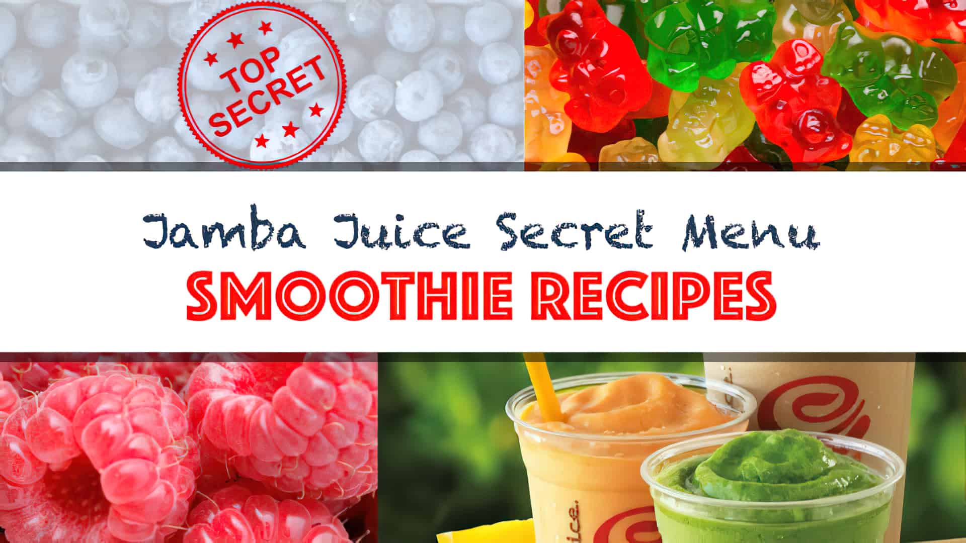 Jamba Juice Secret Menu Recipes