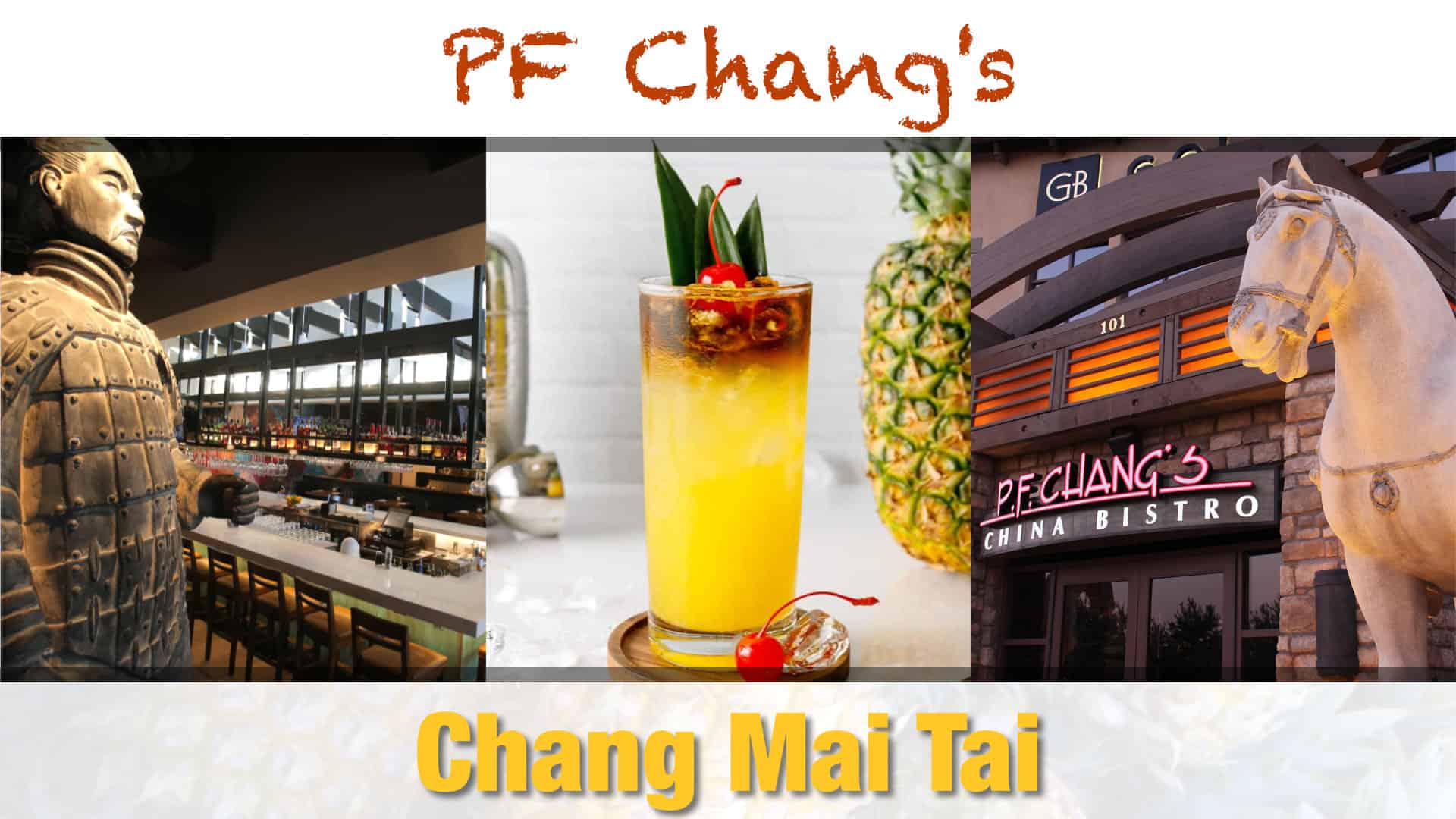 PF Chang’s Chang Mai Tai Recipe